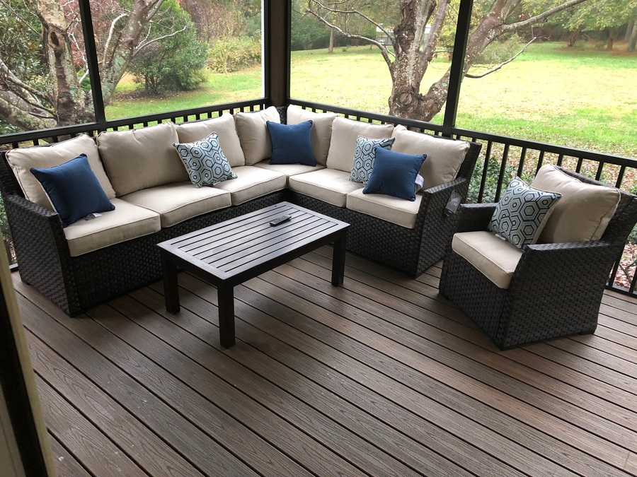 covered porch - decks