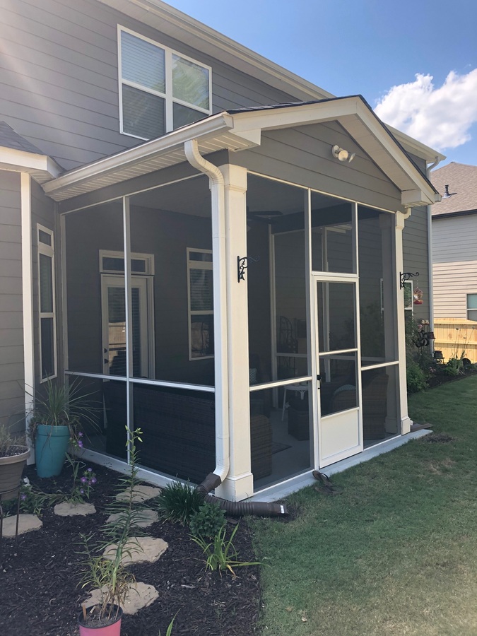 screened porches greenville