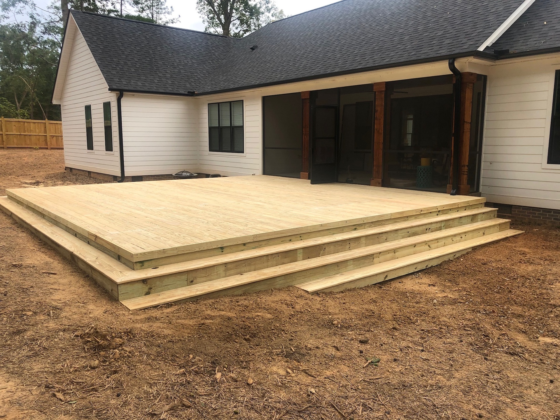 new pine deck installation contractors