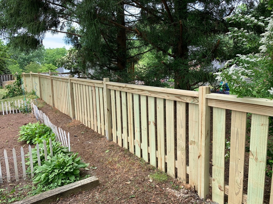 semi private Charleston style fence builders greenville sc
